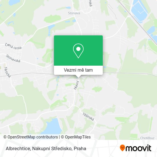 Albrechtice, Nákupní Středisko mapa