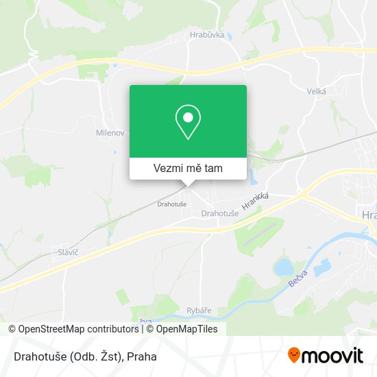 Drahotuše (Odb. Žst) mapa