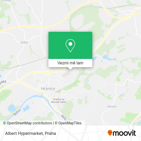 Albert Hypermarket mapa