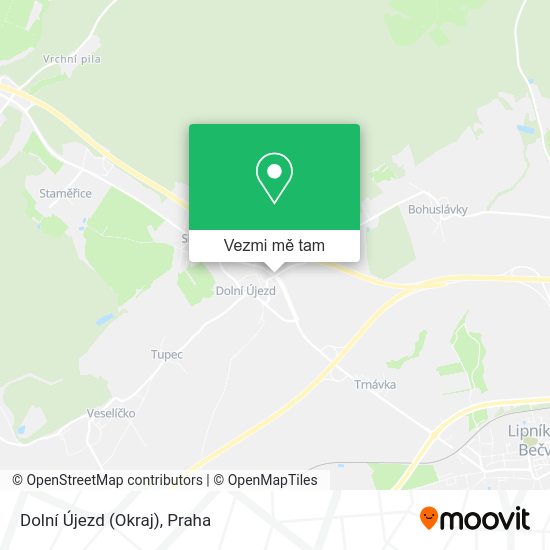 Dolní Újezd (Okraj) mapa