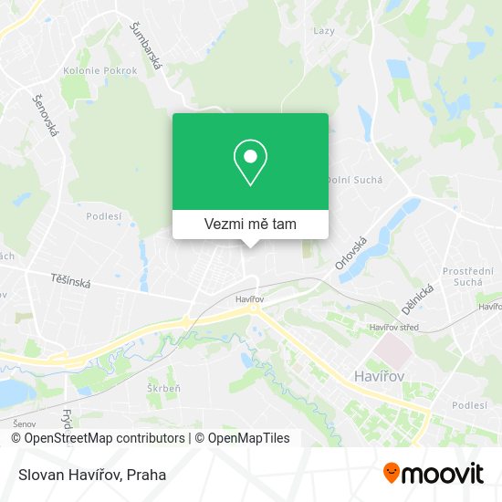 Slovan Havířov mapa