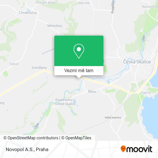 Novopol A.S. mapa
