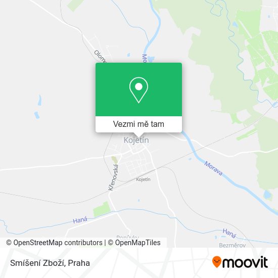 Smíšení Zboží mapa