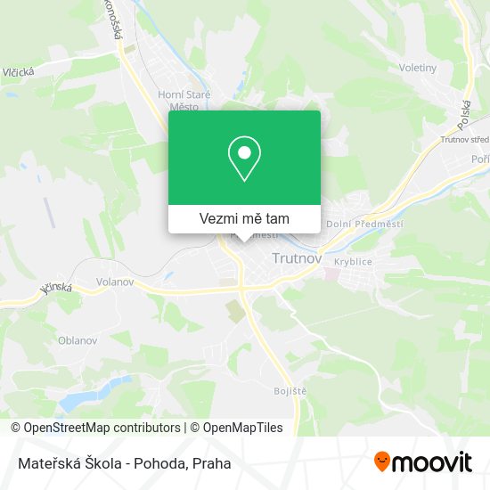 Mateřská Škola - Pohoda mapa