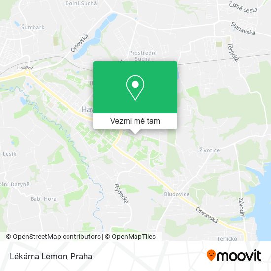 Lékárna Lemon mapa