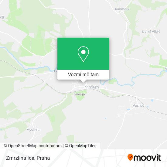 Zmrzlina Ice mapa
