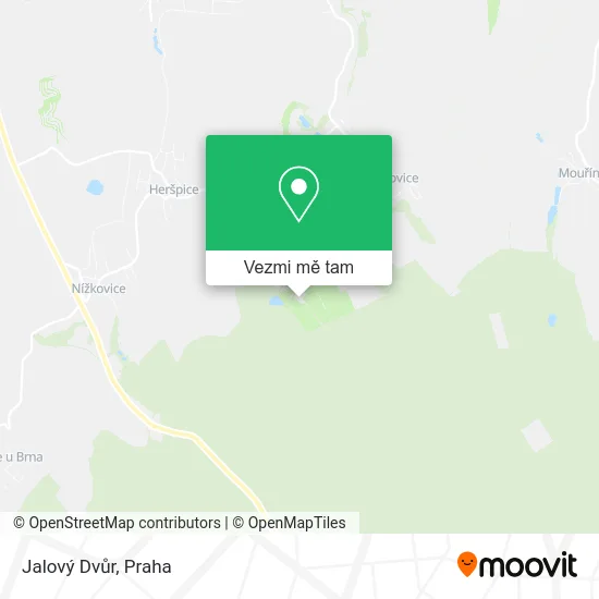 Jalový Dvůr mapa