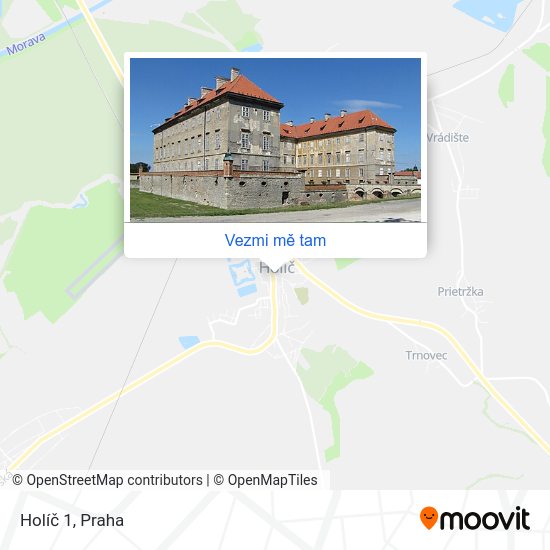 Holíč 1 mapa