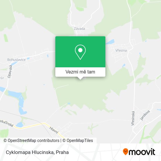 Cyklomapa Hlucinska mapa
