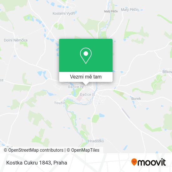Kostka Cukru 1843 mapa