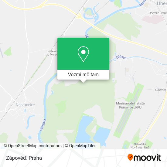 Zápověď mapa