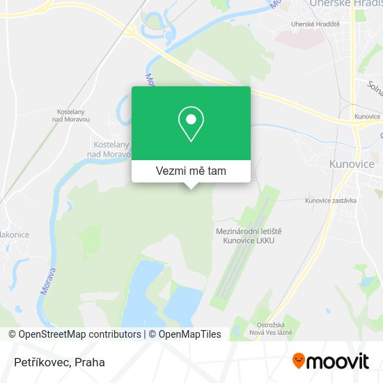 Petříkovec mapa