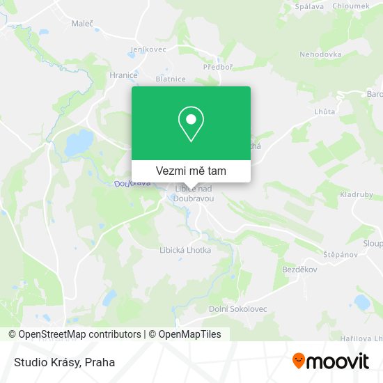Studio Krásy mapa