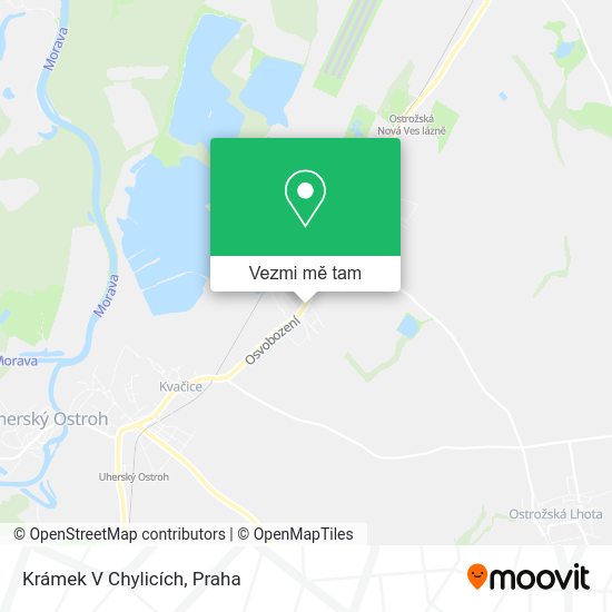 Krámek V Chylicích mapa