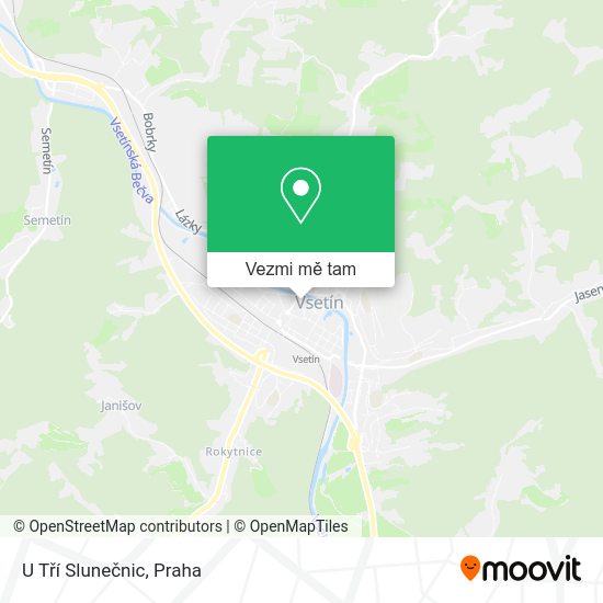 U Tří Slunečnic mapa