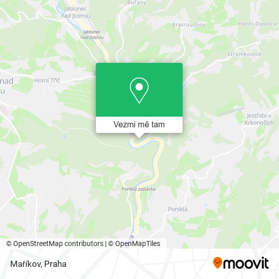 Maříkov mapa