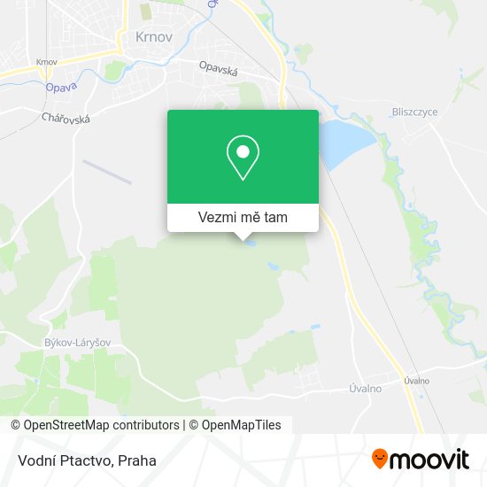 Vodní Ptactvo mapa