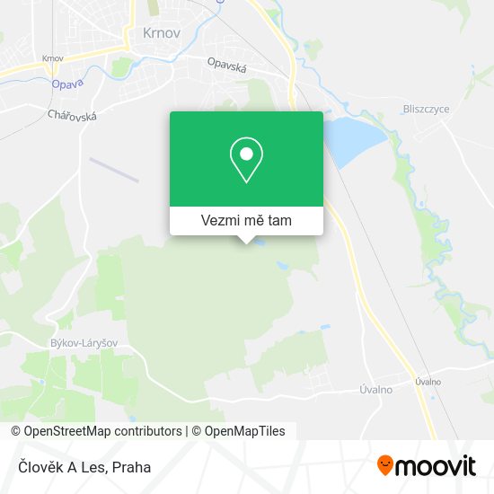 Člověk A Les mapa
