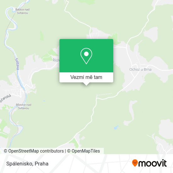 Spálenisko mapa