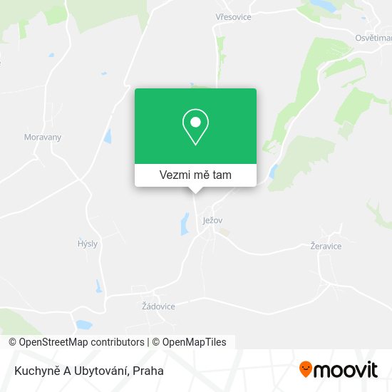 Kuchyně A Ubytování mapa