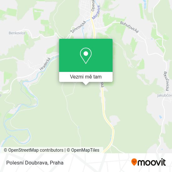 Polesní Doubrava mapa