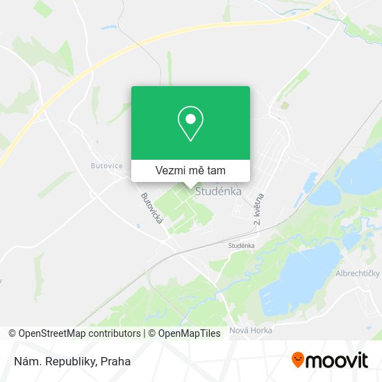Nám. Republiky mapa
