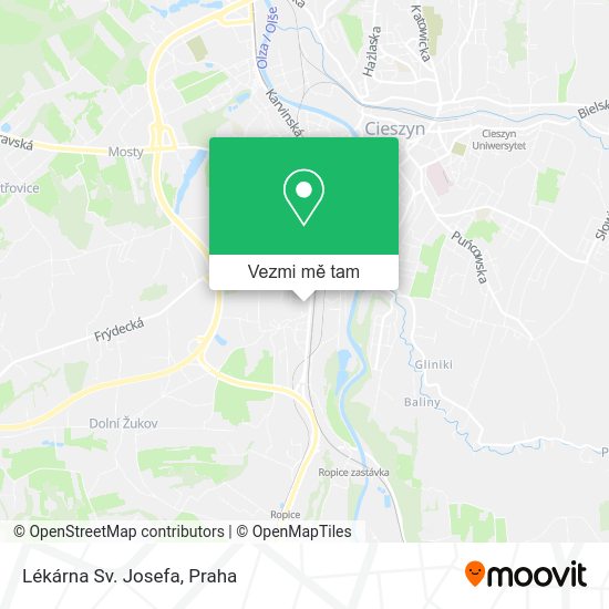 Lékárna Sv. Josefa mapa