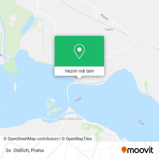 Sv. Oldřich mapa