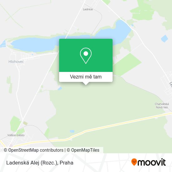 Ladenská Alej (Rozc.) mapa