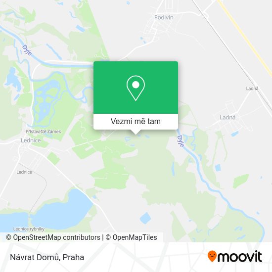 Návrat Domů mapa