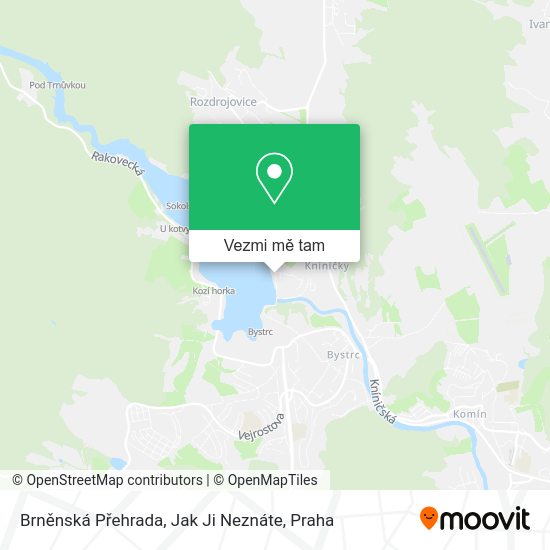 Brněnská Přehrada, Jak Ji Neznáte mapa