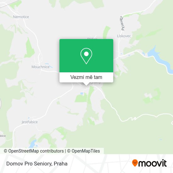 Domov Pro Seniory mapa