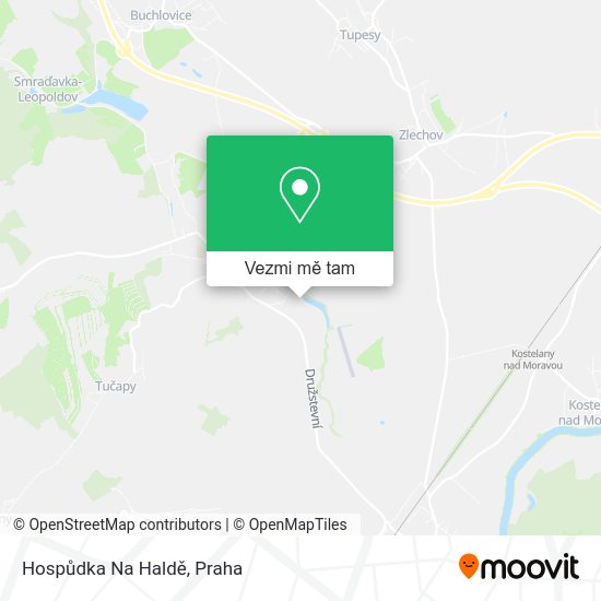 Hospůdka Na Haldě mapa