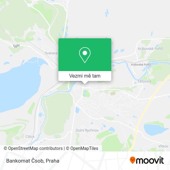 Bankomat Čsob mapa