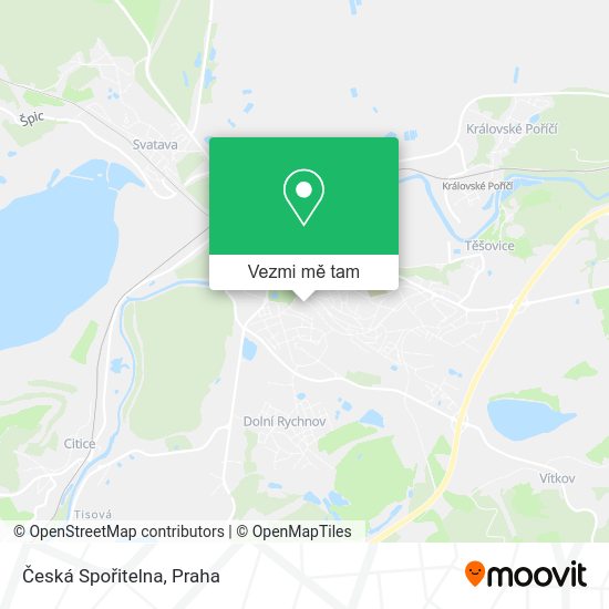 Česká Spořitelna mapa