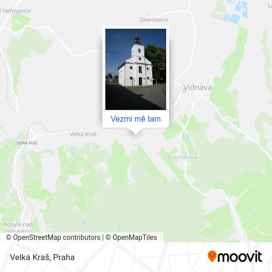 Velká Kraš mapa