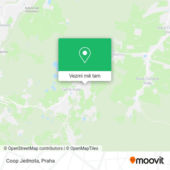 Coop Jednota mapa