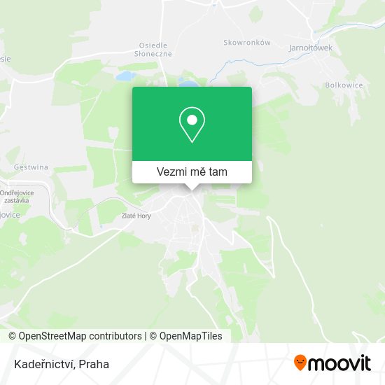Kadeřnictví mapa