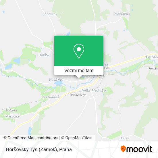 Horšovský Týn (Zámek) mapa