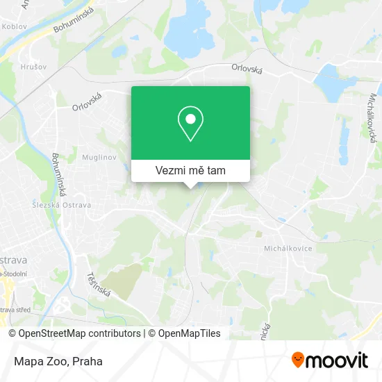 Mapa Zoo mapa