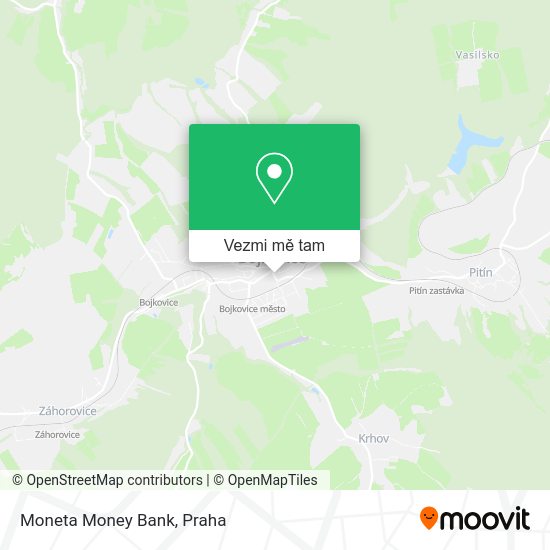 Moneta Money Bank mapa