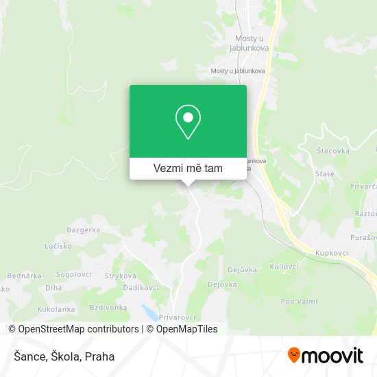 Šance, Škola mapa