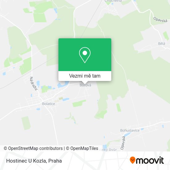 Hostinec U Kozla mapa