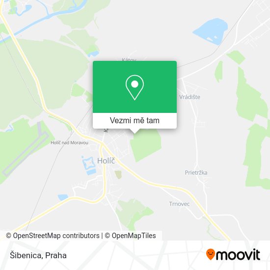 Šibenica mapa