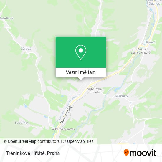 Tréninkové Hřiště mapa