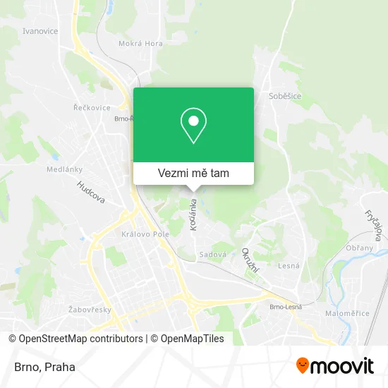 Brno mapa