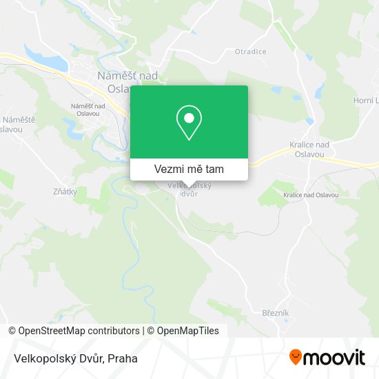 Velkopolský Dvůr mapa