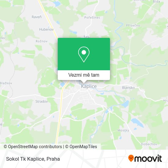 Sokol Tk Kaplice mapa