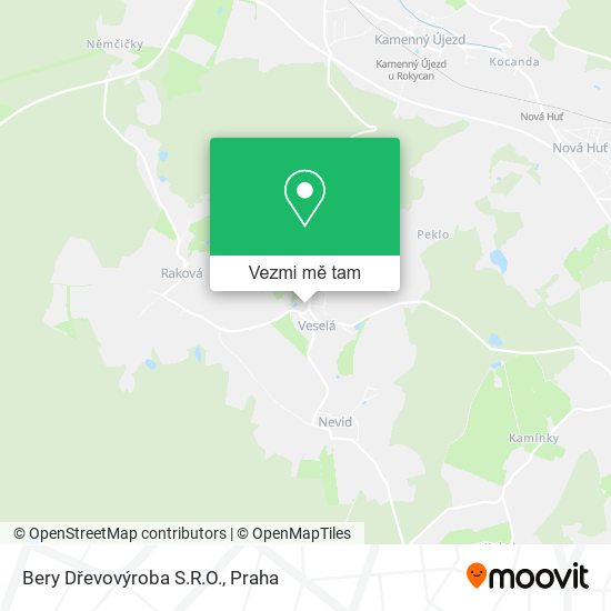 Bery Dřevovýroba S.R.O. mapa