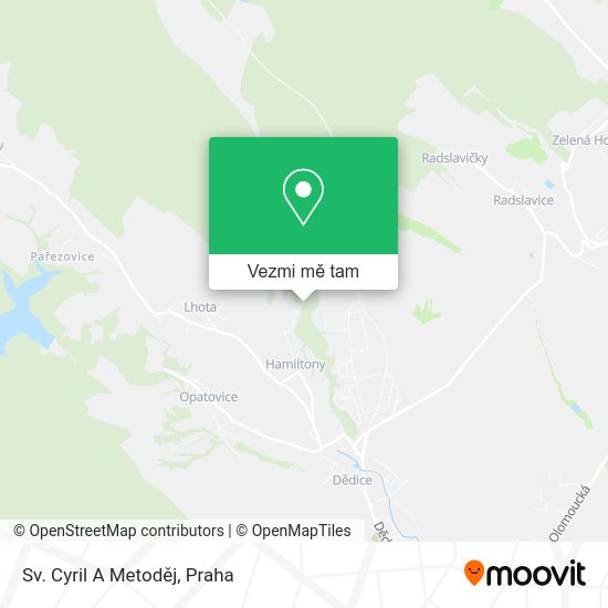 Sv. Cyril A Metoděj mapa